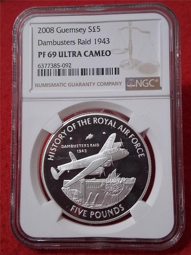 2008 guernsey silver - guernsey, s£5
