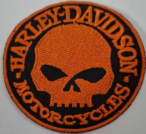 Skull inspired harleypatch - skull, –