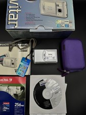 Vivitar ViviCam 5105S 5.0MP 4x Digital Zoom Camera & SD Card & Battery - Working