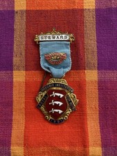 Vintage Royal Masonic Institution For Boys 1951 Province Of Essex Stewards Jewel