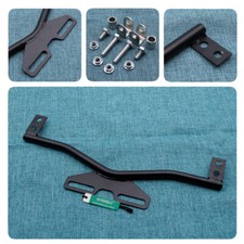 Black Motorcycle Passing Lamp Spot Light Bar Bracket For Honda Cruiser Kawasaki