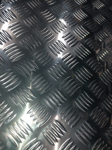 Aluminium treadplate chequer - aluminium,