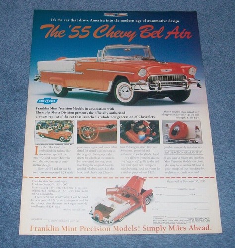 Franklin mint 1955 - franklin, chevy
