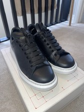 Alexander McQueen Size 7 Black and White Sneakers