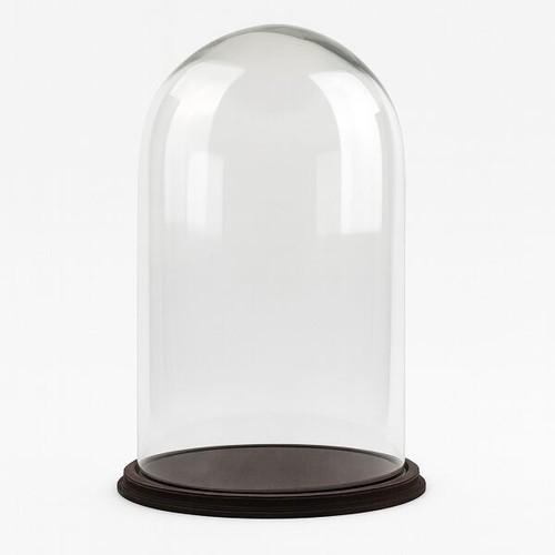 Clear circular glass - clear, with