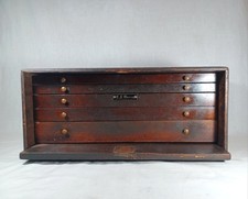 Antique Oak 5 Drawer Machinist