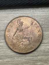 George V, Penny, 1928, BU