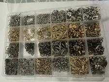 jewellery jump rings, Clasps, Earrings Hooks And Backings, Chains Mixed Tones