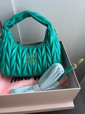 miu miu green Handbag
