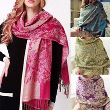 Womens Cashmere Scarf Wrap Large Winter Shawl Stole Pashmina 180*70cm Neck Warm