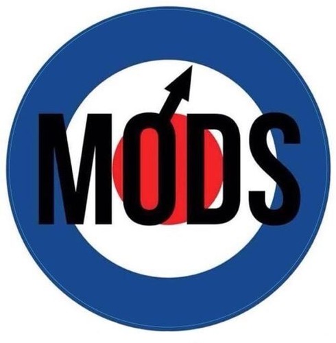 Mods target vinyl sticker - mods, mod