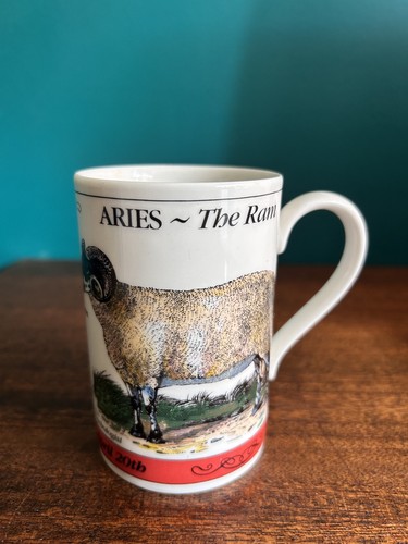 Dunoon aries zodiac mug - aries,