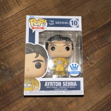 Funko Pop! Ayrton Senna Lotus Yellow 10 Funko Exclusive
