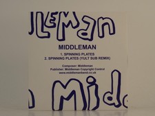 MIDDLEMAN SPINNING PLATES (H1) 2 Track Promo CD Single including Card Sleeve 