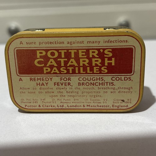 Vintage potters catarrh - vintage,