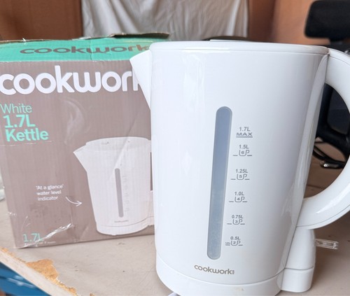 Cookworks kettle white - cookworks,