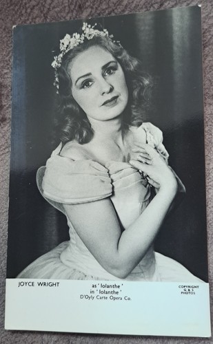 Postcard joyce wright - postcard,