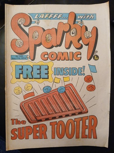 Rare vintage sparky comic - sparky,