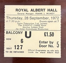 JOHNNY CASH - 28/9/1972 Royal