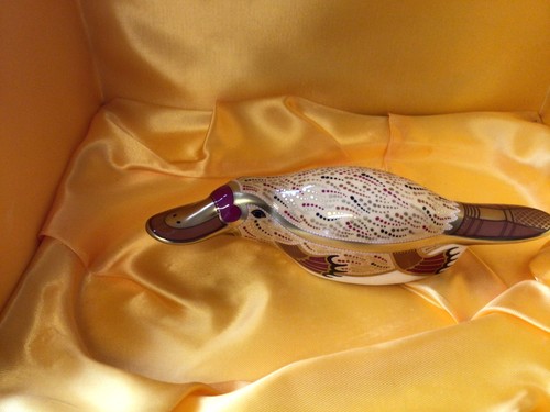 Royal crown derby duck - royal, 'duck-billed