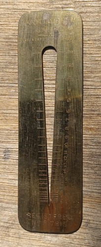 Vintage knitting needle - , gauge