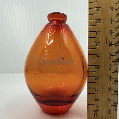 Vintage cantate amber glass - cantate,