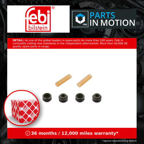 Valve stem seal - valve, fits