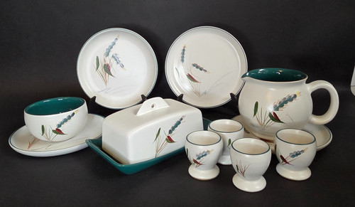 Denby green wheat - green, breakfast