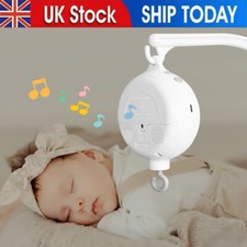 Rotary Baby Cot Mobile Crib Bed Toy Wind-up Music Box Infant Bell Toy Hanging UK