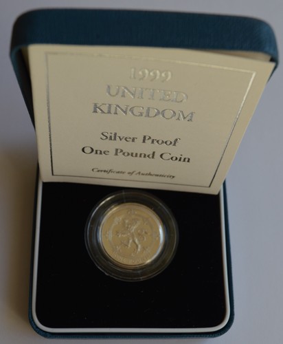 Royal mint silver proof - proof, £1