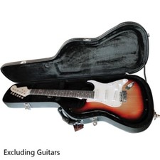 High Grade Electric Guitar Hard Case Microgroove Flat Surface Straight Flange