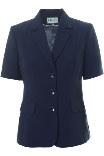 Busy ladies navy - short, sleeve