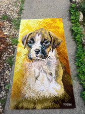 Vintage Axminster Picture Rug