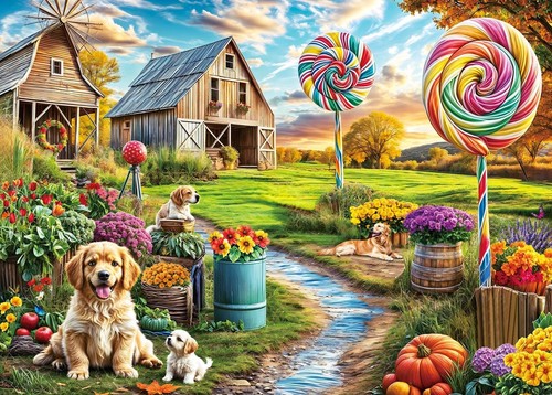 Puzzles 1000 pieces - 1000, adults