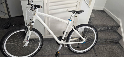 Bmw white mountain bike - bmw,