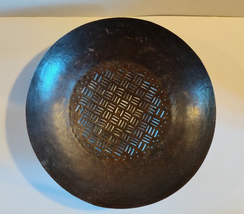 Attractive vintage metal sieve - attractive,
