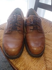 Barbour Gainsborough Women's Brown Leather Lace Up Derby Shoes Size UK 5.5 