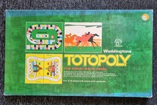 Waddingtons Totopoly The Great Race Game 1972 Complete Vintage contents not play