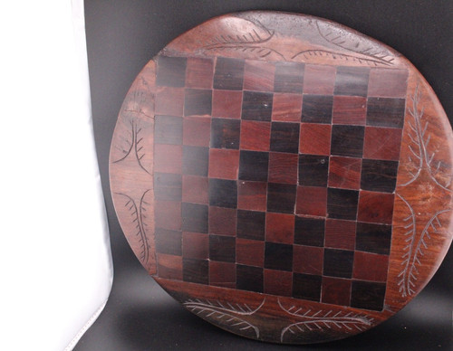 Antique wooden chess board - wooden,
