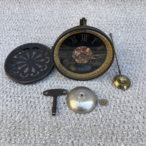 Antique french striking clock - french,
