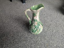 Majolica style pitcher jug ivy - pitcher,