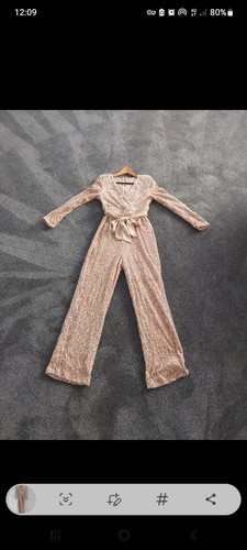 Sparkly sequin jumpsuit size - jumpsuit,