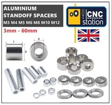 Aluminium standoff spacers - standoff, m3