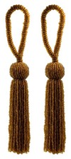 Beaded Key Tassel with Seed