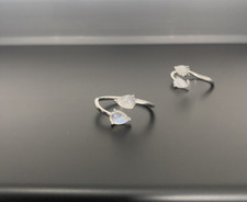 Silver Moonstone Ring