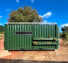 Converted shipping container