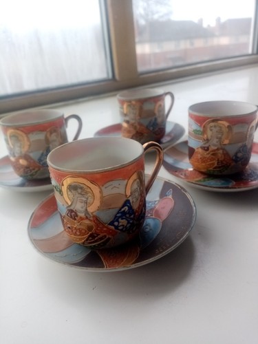 Satsuma tea cups and plates