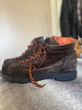 Santoni Suede laces up, new