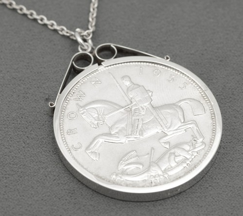 Antique silver george - george, v