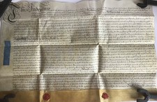1719 Parchment Indenture Document Turner & Lockey
